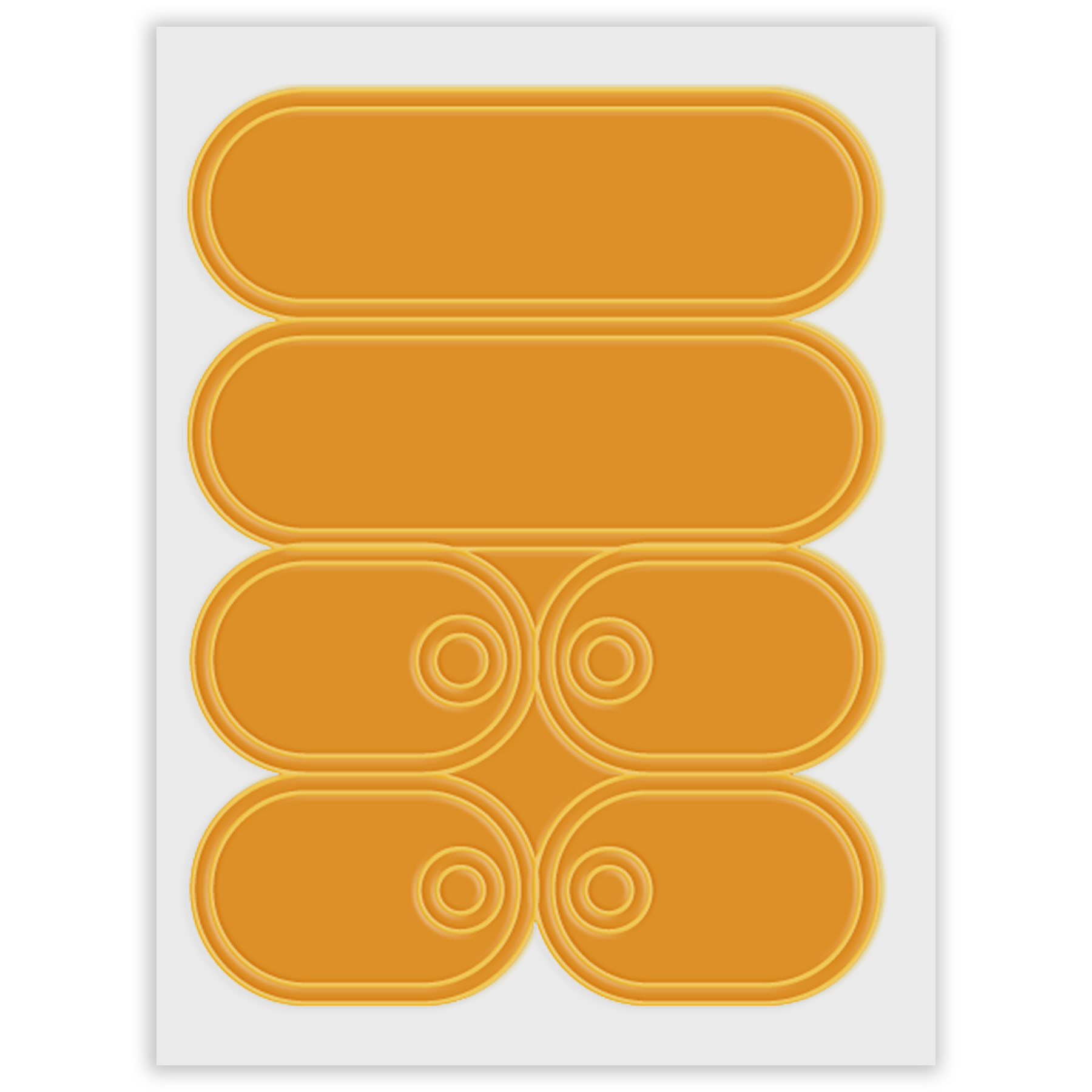 School Bus Yellow Blank